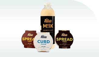 Label für Lebensmittel und Milch produkte